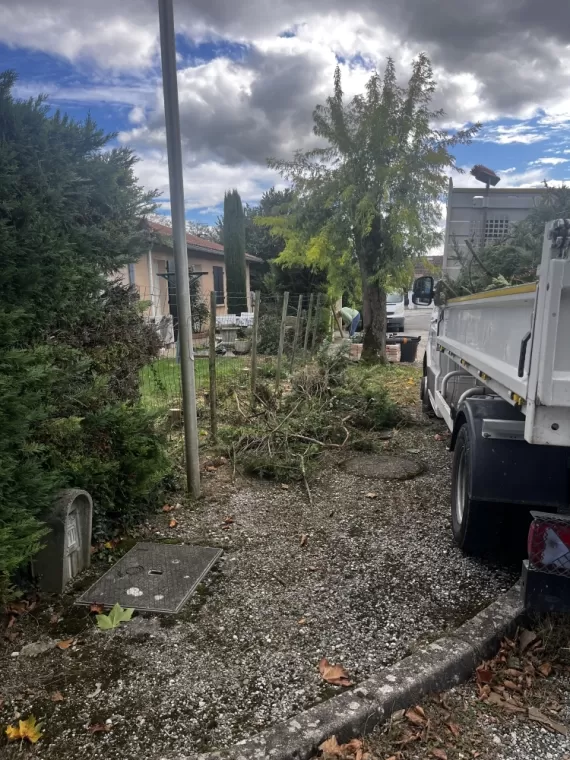 chantier avant les travaux