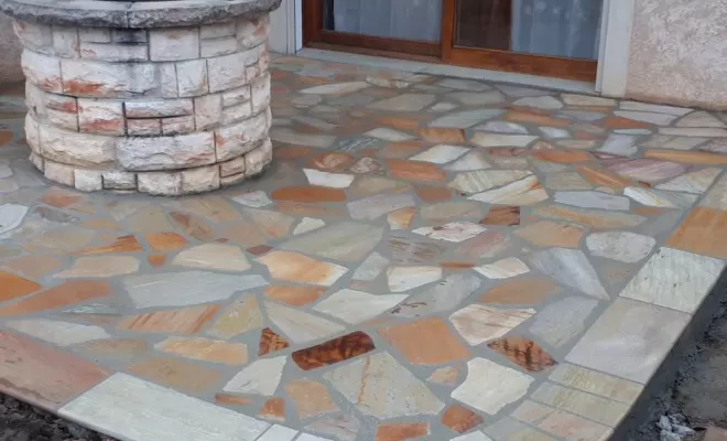 Création de terrasse, Chatte, Stéphane Bousson Paysagiste